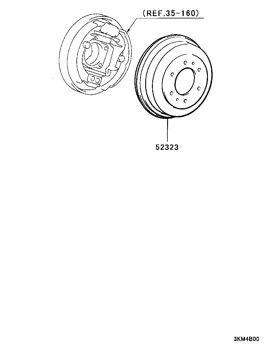 Mitsubishi MB53 4245 - Тормозной барабан unicars.by