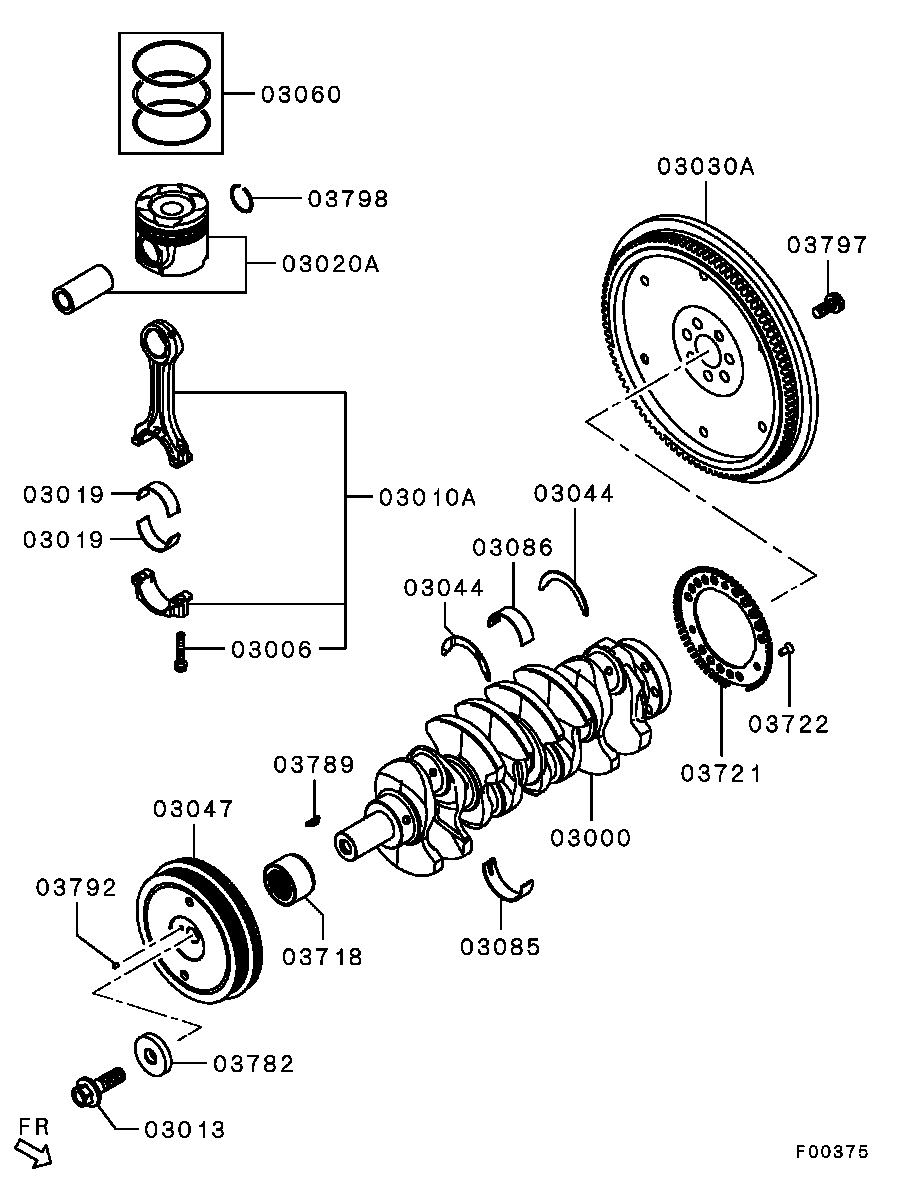 Mitsubishi 1120A202 - Маховик unicars.by