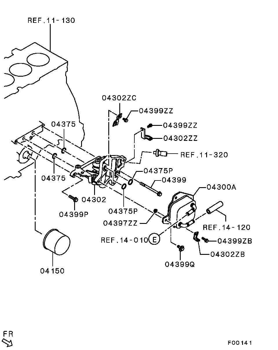 Mitsubishi MD 360935 - Масляный фильтр unicars.by