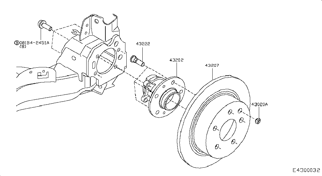 NISSAN 43206 4EA0B - Тормозной диск unicars.by