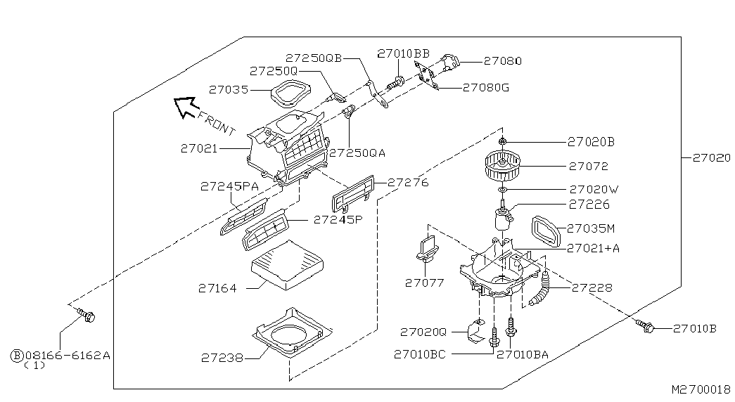 NISSAN 27891-BM410 - Фильтр воздуха в салоне unicars.by