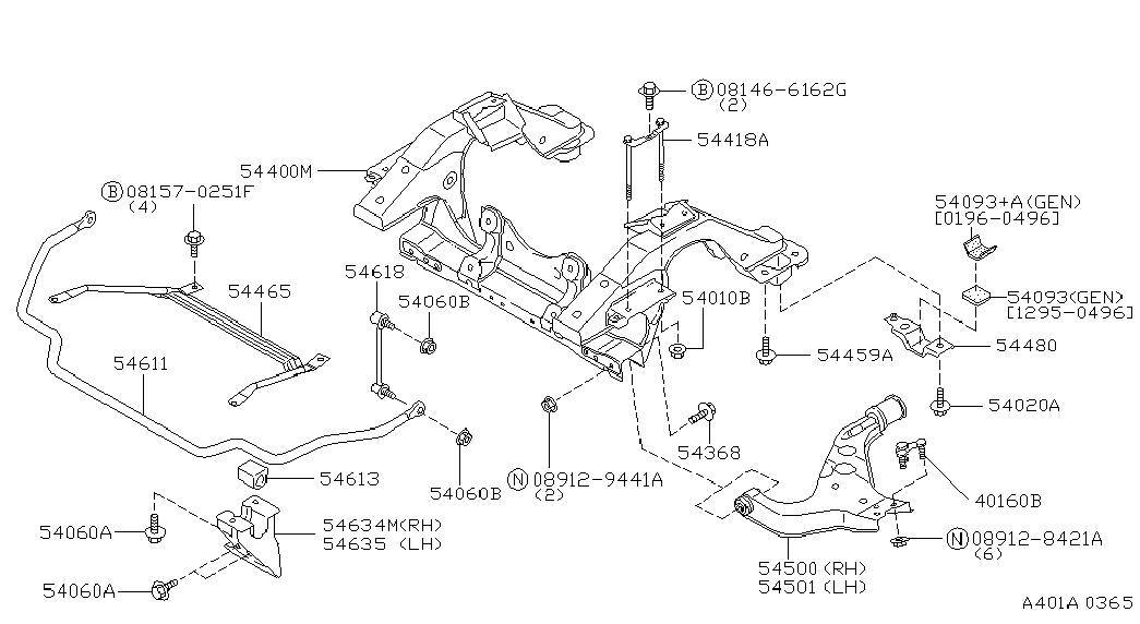 Hyundai 545010W001 - Рычаг подвески колеса unicars.by