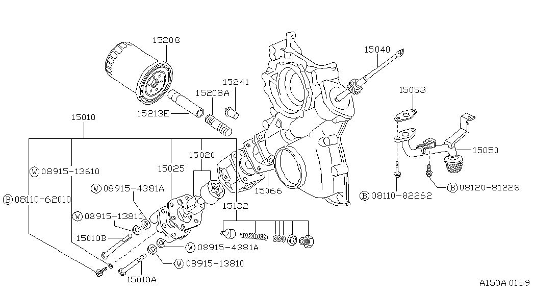 NISSAN 15066-21001 - Прокладка, маслянный фильтр unicars.by