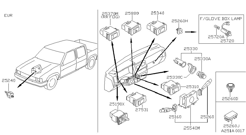 DAEWOO 2524089915 - Датчик, давление масла unicars.by