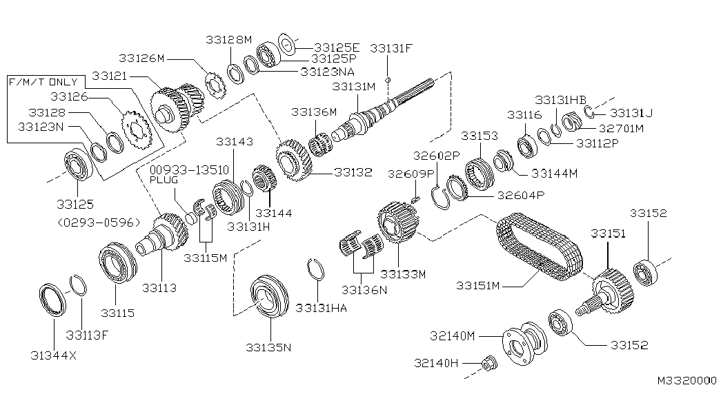 NISSAN 33125-G2301 - Комплект подшипника ступицы колеса unicars.by