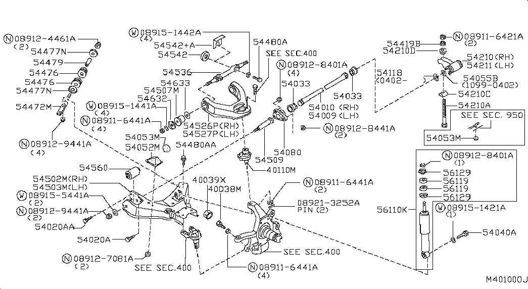 NISSAN 54526-7F000 - Рычаг подвески колеса unicars.by