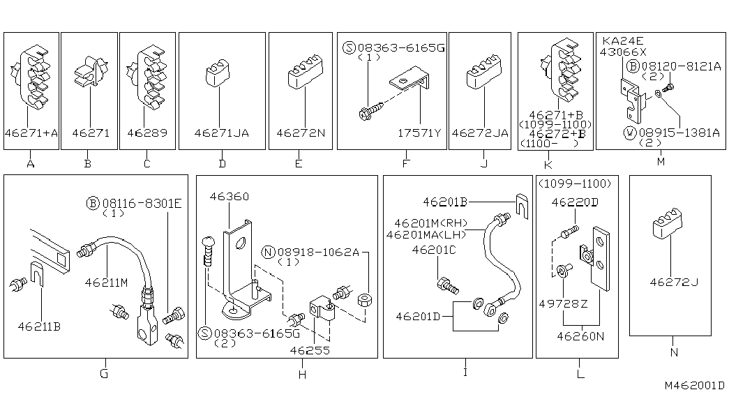 NISSAN 46206M0200 - Кронштейн, тормозной шланг unicars.by