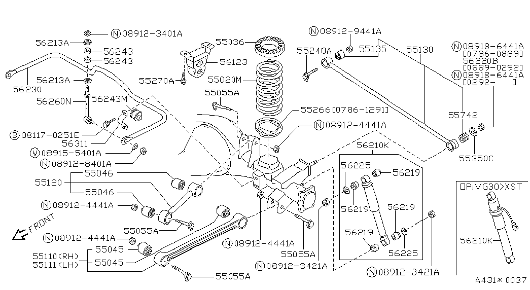 Mitsubishi 5621041G25 - Амортизатор unicars.by