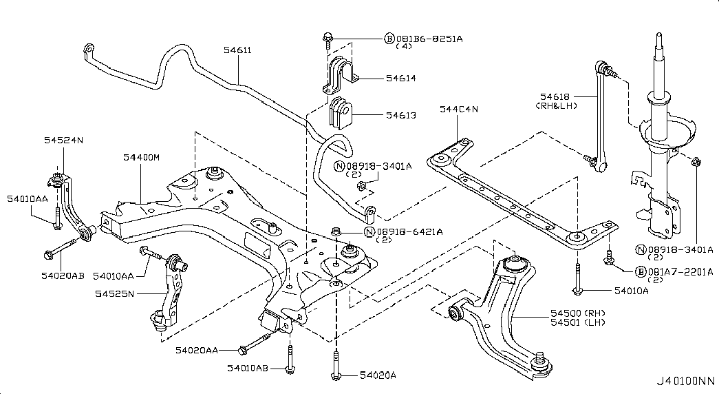 NISSAN 54500-EW000 - Рычаг подвески колеса unicars.by