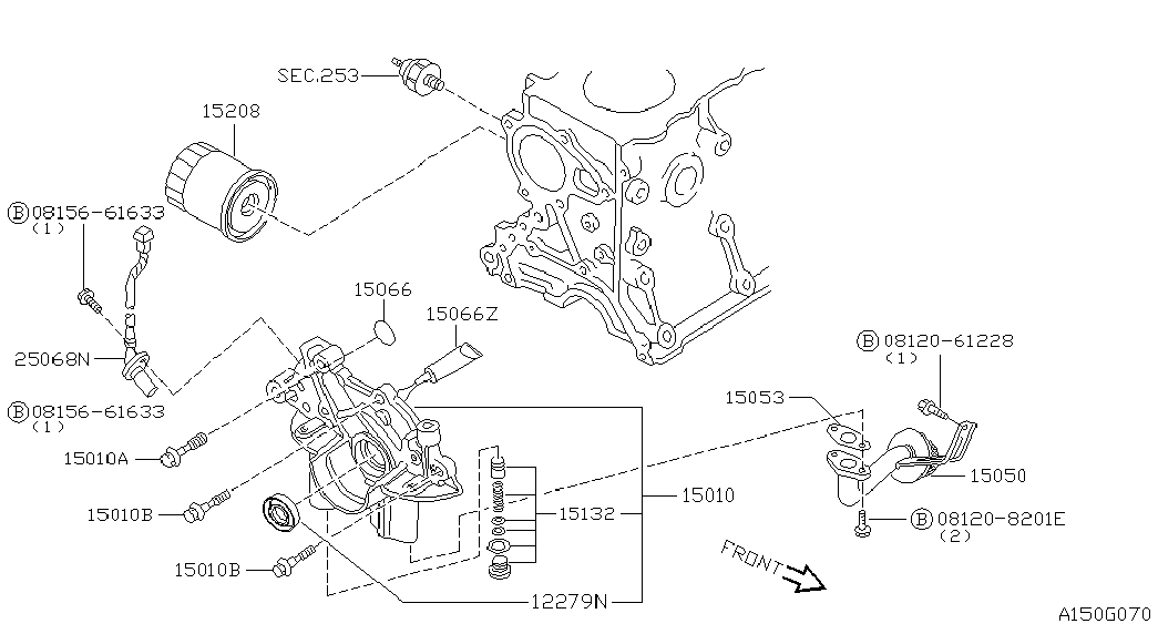 NISSAN 15208-W1103 - Масляный фильтр unicars.by