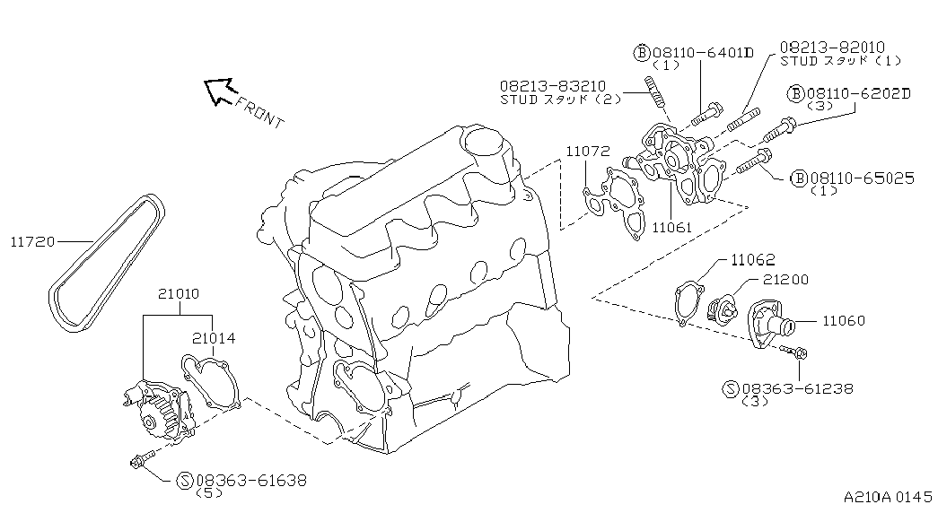 Chevrolet 2120001B00 - Термостат охлаждающей жидкости / корпус unicars.by