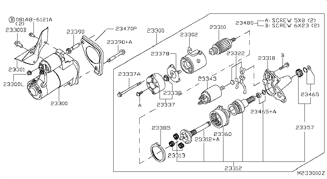 NISSAN 23322-42L70 - Рычаг включения, вилка, стартер unicars.by