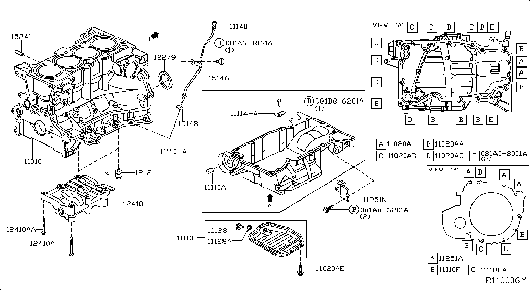 RENAULT 11 12 801 M0B - Резьбовая пробка, масляный поддон unicars.by