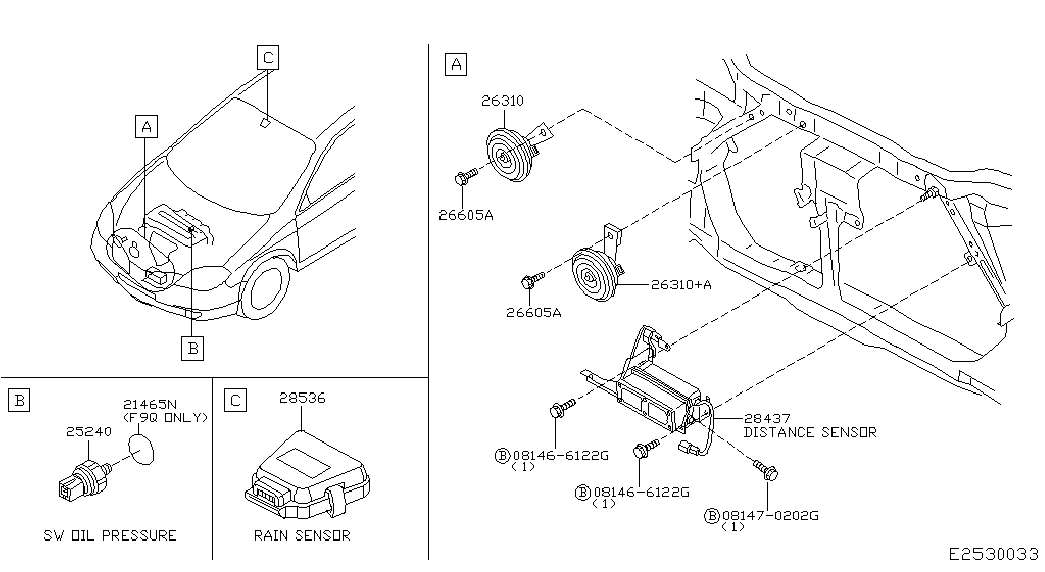 NISSAN 25240-70J00 - Датчик, давление масла unicars.by