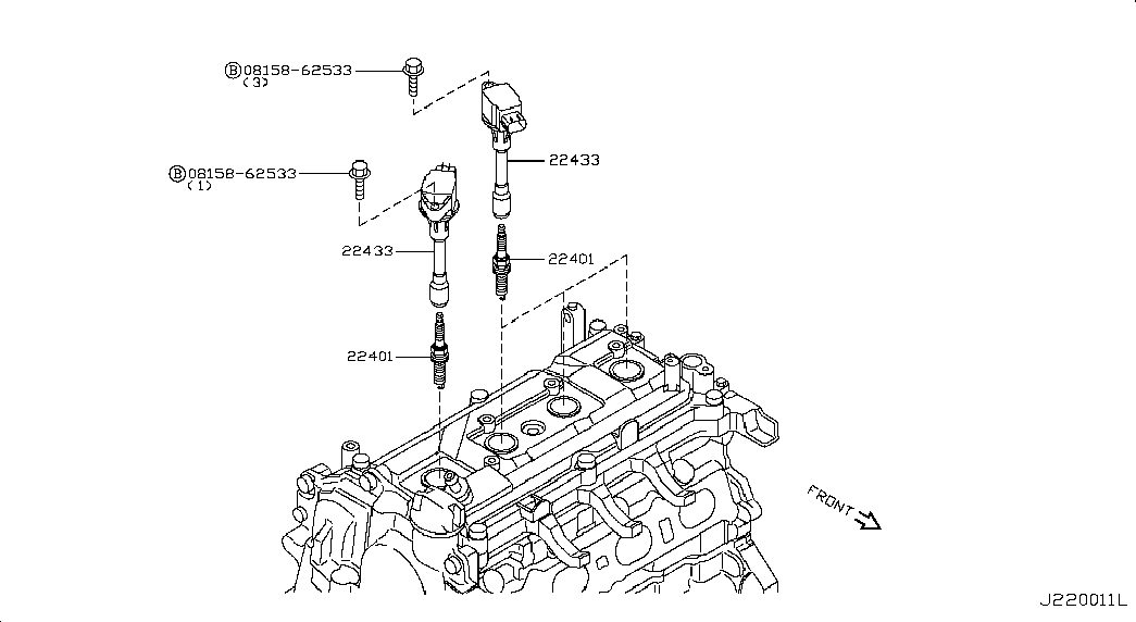 RENAULT 2240 1JD 01B - Свеча зажигания unicars.by