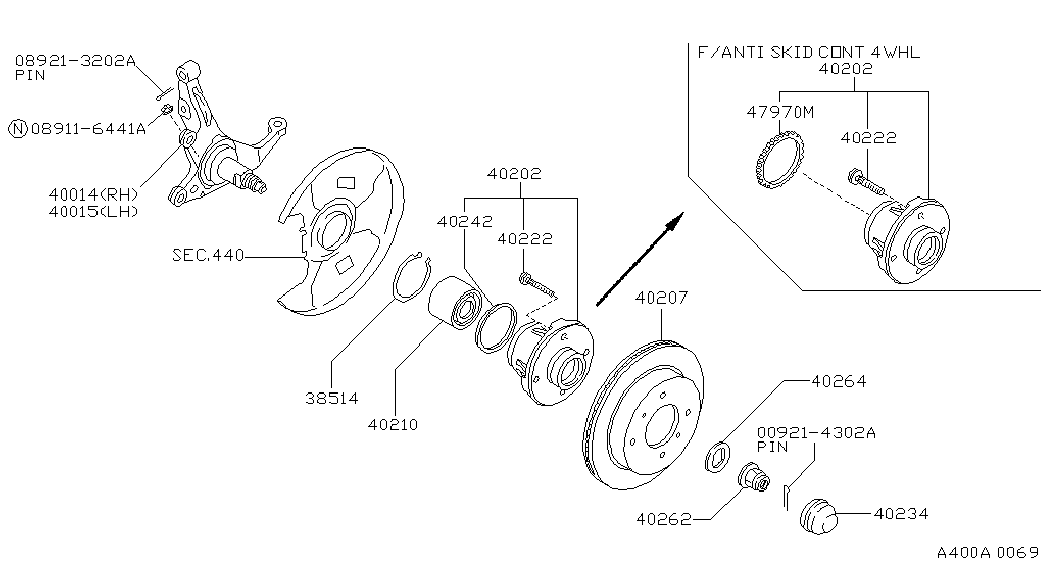 NISSAN 40206-71E01 - Тормозной диск unicars.by