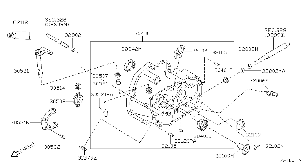 Nissan (Dongfeng) 30502-53J01 - Выжимной подшипник сцепления unicars.by