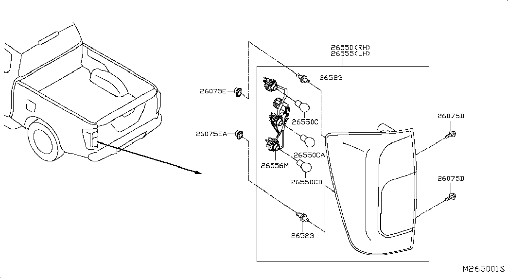 NISSAN 26275-EM00A - Лампа, лампа чтения unicars.by