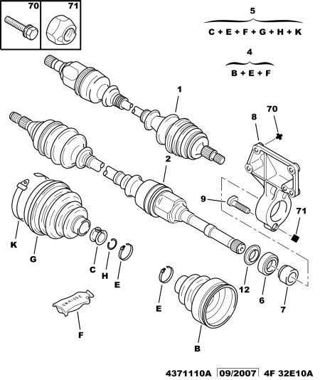 CITROËN/PEUGEOT 3273 CN - Приводной вал unicars.by