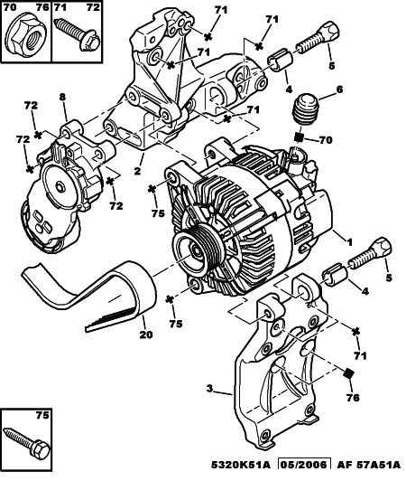 DS 5750.XF - DRIVE BELT ALTERNATEUR unicars.by