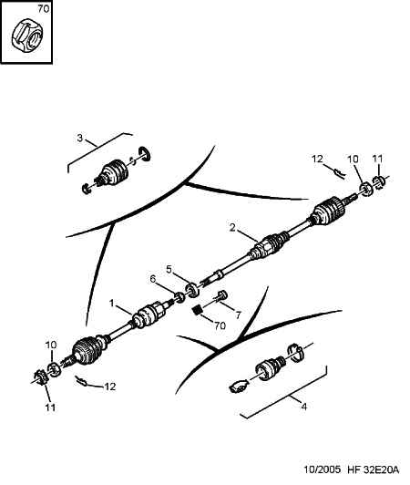 CITROËN/PEUGEOT 3272 0C - Приводной вал unicars.by