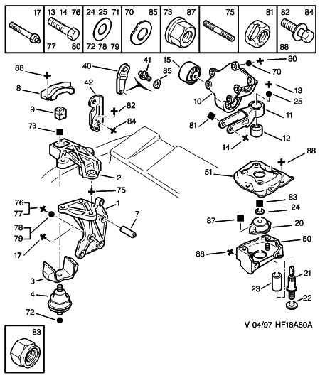 PEUGEOT 1839 31 - ENGINE MOUNTING BRACKET; RIGHT unicars.by