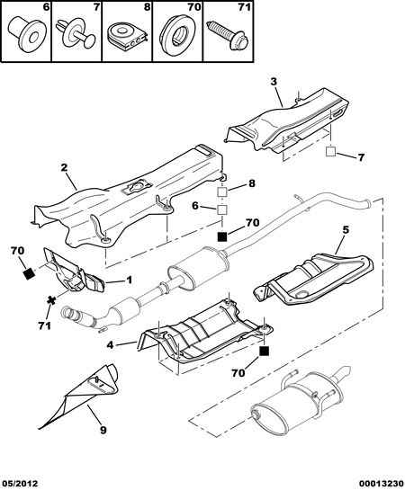 PEUGEOT 1537 73 - FUEL TANK HEAT SHIELD unicars.by