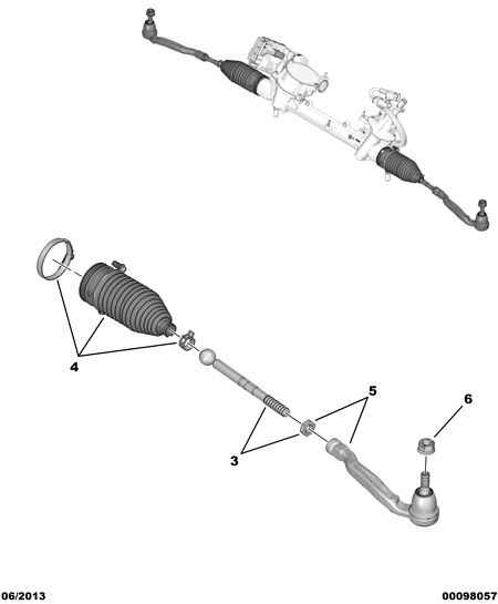 FIAT 16 112 421 80 - Наконечник рулевой тяги, шарнир unicars.by