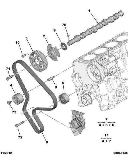 CITROËN/PEUGEOT 16 095 247 80 - Водяной насос + комплект зубчатого ремня ГРМ unicars.by