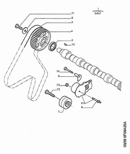 CITROËN/PEUGEOT 0818 19 - Натяжной ролик, зубчатый ремень ГРМ unicars.by