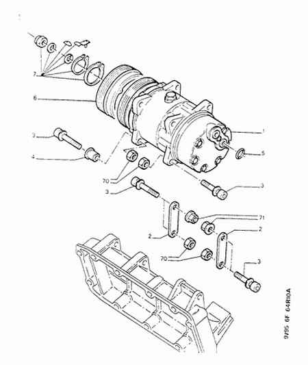 CITROËN 6453.Q2 - Компрессор кондиционера unicars.by