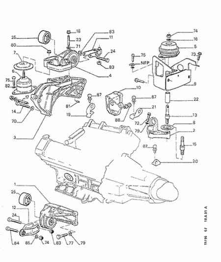 Massey Ferguson 1880 47 - Клиновой ремень, поперечные рёбра unicars.by