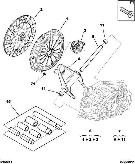 PEUGEOT 2052.60 - Комплект сцепления unicars.by