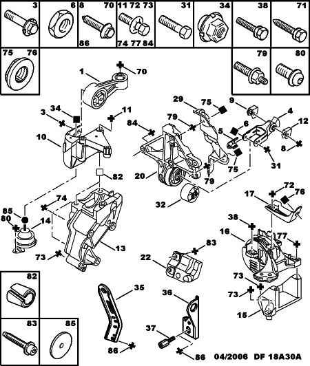 PEUGEOT 1890 32 - ENGINE-G/BOX ASSY IMPACTOR unicars.by