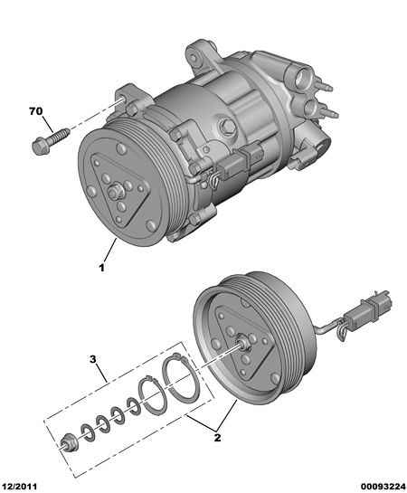 PEUGEOT 6453 WT - Компрессор кондиционера unicars.by