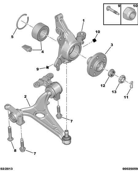 PEUGEOT (DF-PSA) 3350 87 - Комплект подшипника ступицы колеса unicars.by