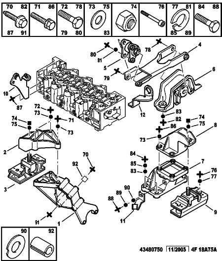 CITROËN/PEUGEOT 1827 19 - Подушка, опора, подвеска двигателя unicars.by