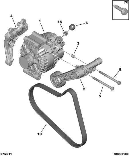 Opel 5751-G9 - Натяжитель, поликлиновый ремень unicars.by