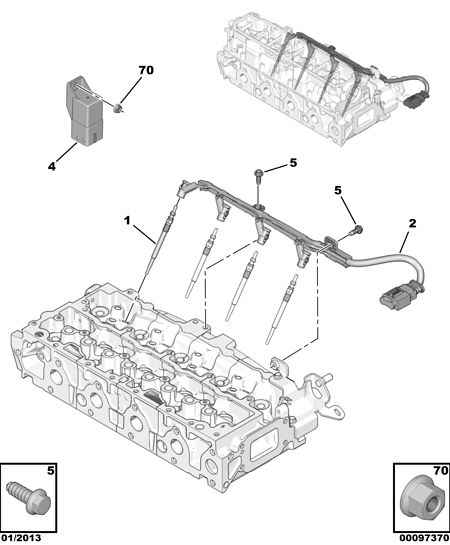 PEUGEOT 5960.E6 - Свеча накаливания unicars.by