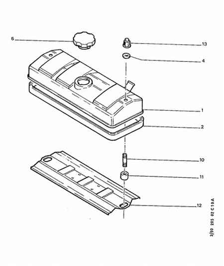 DS 0249.54 - GASKET ROCKER COVER unicars.by