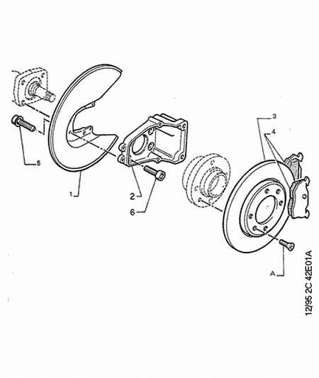 CITROËN 4253 11 - Тормозные колодки, дисковые, комплект unicars.by