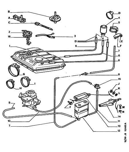 CITROËN 1525 04 - Топливный насос unicars.by