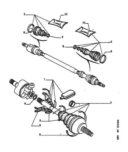 CITROËN 3287.71 - Пыльник, приводной вал unicars.by