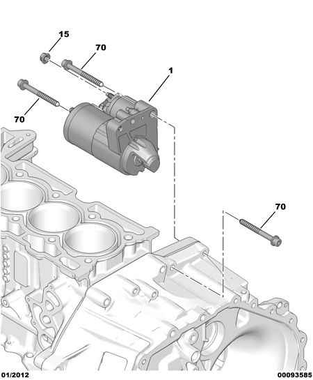 CITROËN/PEUGEOT V7 645 590 80 - Стартер unicars.by