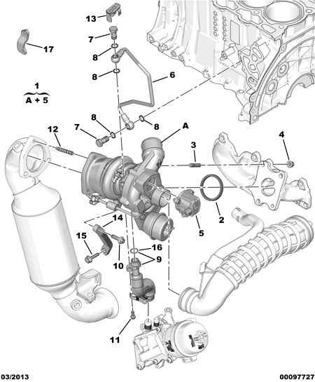 PEUGEOT 98 035 464 80 - Турбина, компрессор unicars.by