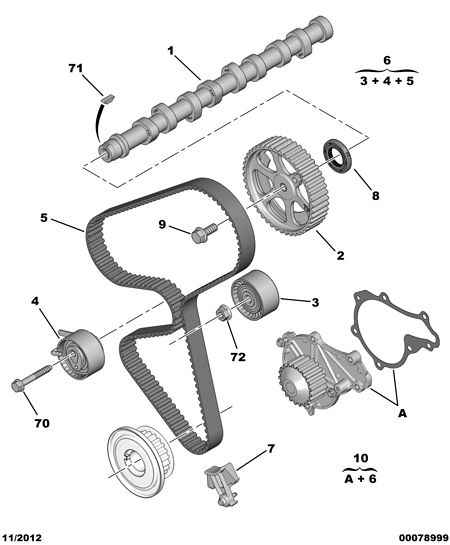 MAZDA 16 095 249 80 - Водяной насос + комплект зубчатого ремня ГРМ unicars.by