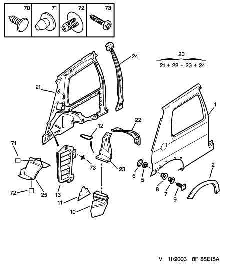 Opel 8 52 966 - Глушитель выхлопных газов, конечный unicars.by