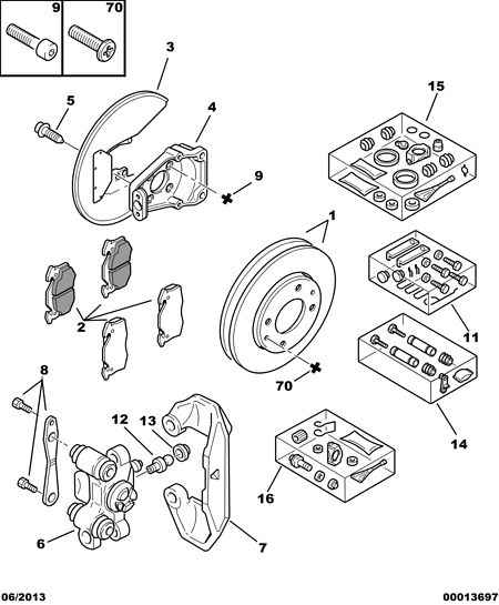 PEUGEOT 4252-56 - Тормозные колодки, дисковые, комплект unicars.by