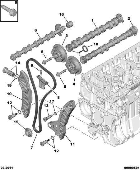 Opel 0818 34 - TIMING CHAIN GUIDE unicars.by