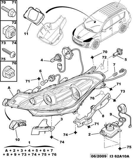 PEUGEOT 6371 53 - Лампа накаливания, освещение щитка приборов unicars.by